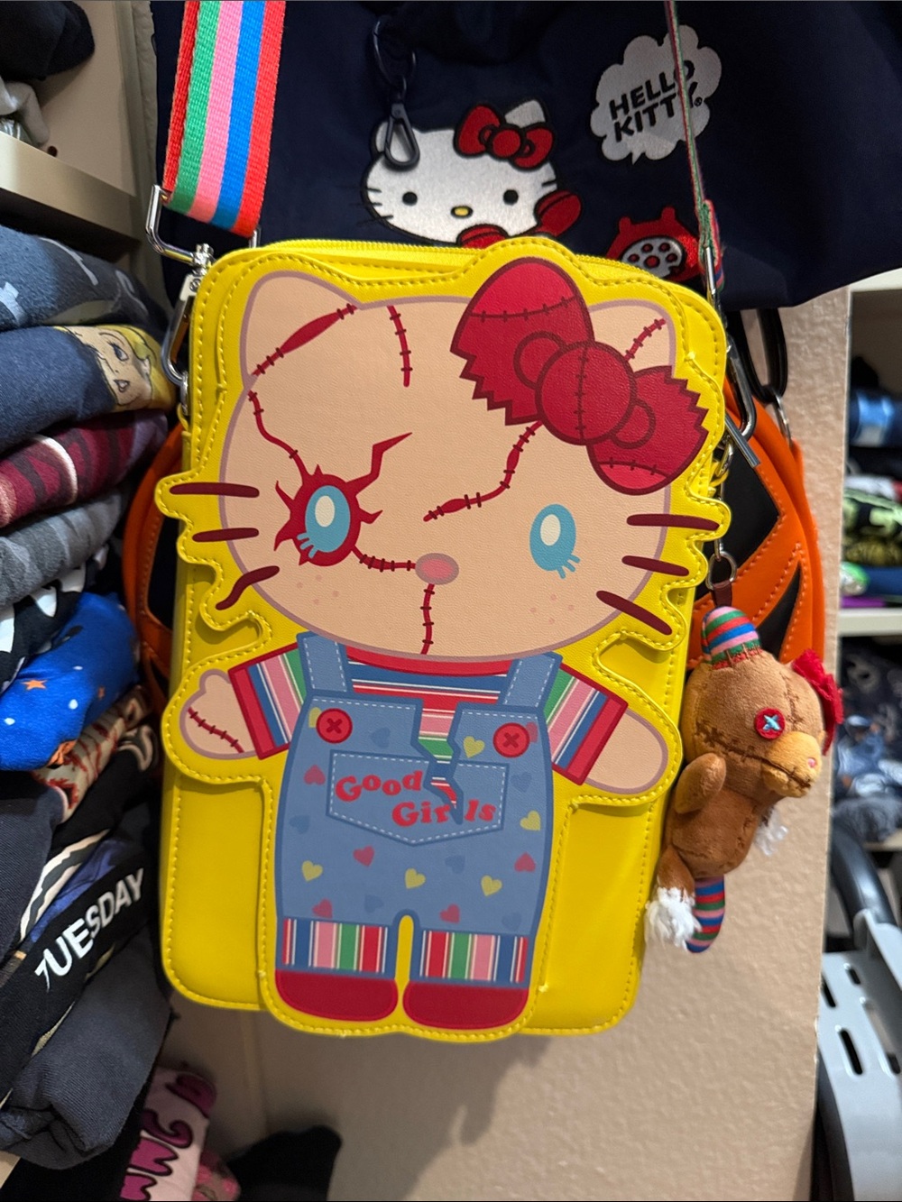 Chucky x Hello Kitty crossbody bag